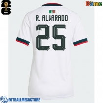 Fotballdrakt Dame Mexico Roberto Alvarado #25 Bortedrakt VM 2026 Kortermet